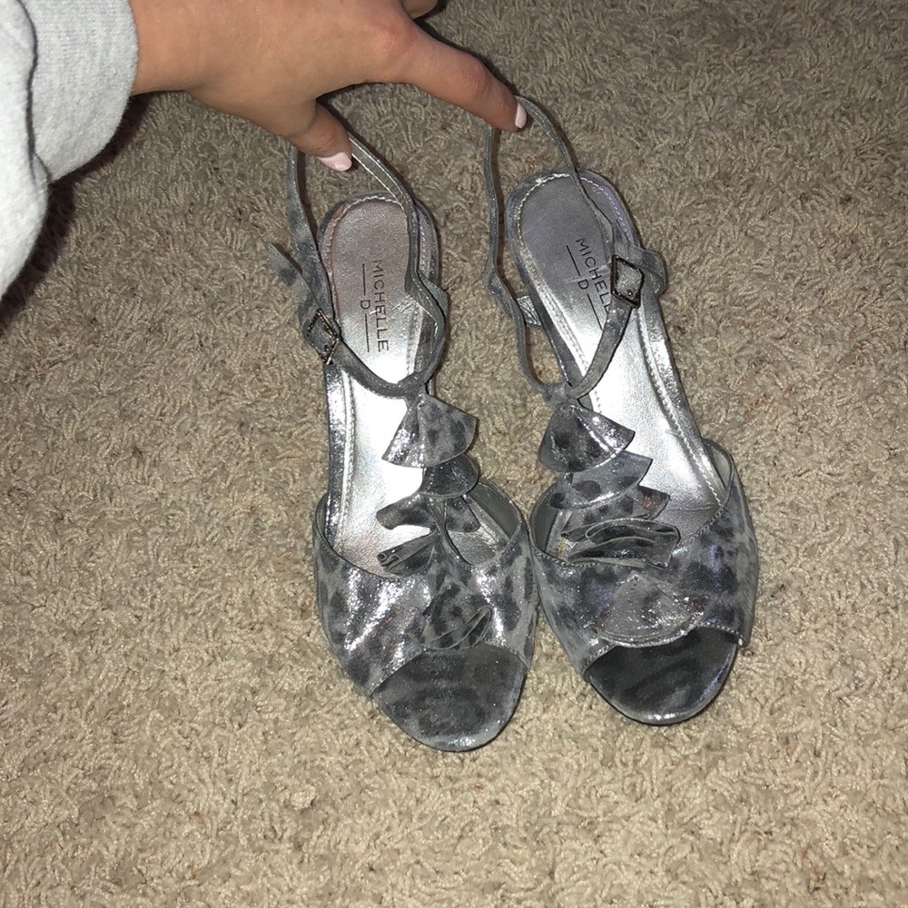 Michelle D heels leopard